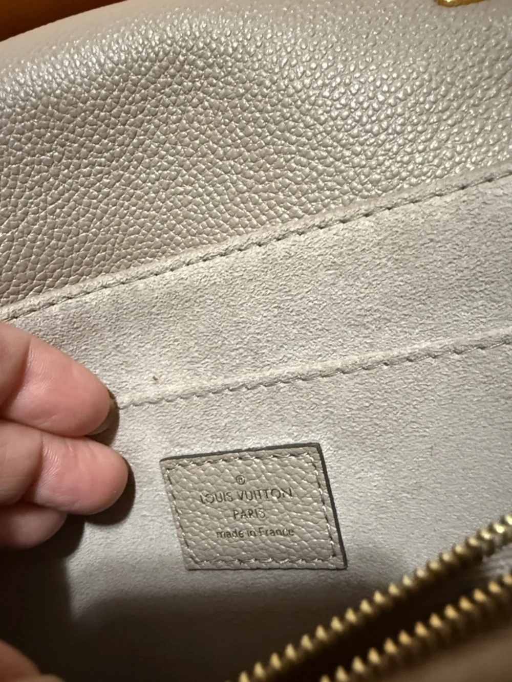 Louis Vuitton Taupe & Cream Monogram Top Handle Satchel - Picture 2 of 10
